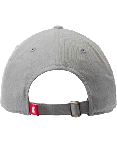 Top Of The World Men's  Gray Washington State Cougars Primary Logo Staple Adjustable Hat In Gray