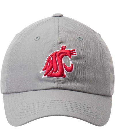 Top Of The World Men's  Gray Washington State Cougars Primary Logo Staple Adjustable Hat In Gray