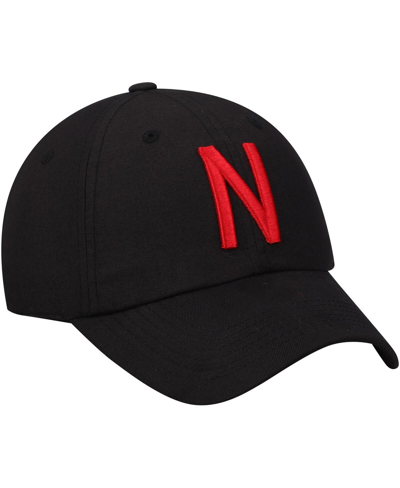 Top Of The World Men's  Black Nebraska Huskers Staple Adjustable Hat In Black