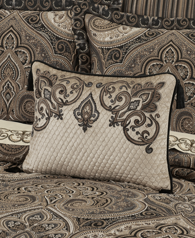 Shop J Queen New York Cipriana Boudoir Decorative Pillow, 13" X 20" In Gold