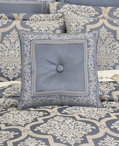 Shop J Queen New York San Marino Square Decorative Pillow, 18" In Powder Blue