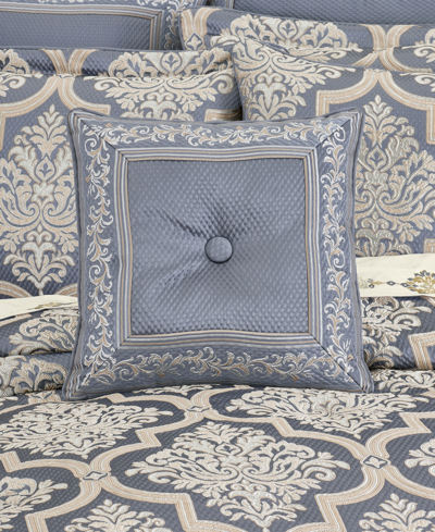 J Queen New York San Marino Decorative Pillow, 18" X 18" In Powder Blue