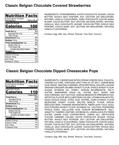 Chocolate Covered Company Classic Belgian Chocolate Covered Strawberries And Cheesecake Pops In No Color