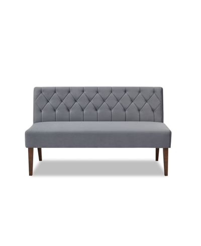 Shop Gold Sparrow Chelsea Settee In Gray