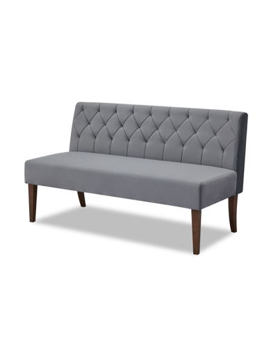 Shop Gold Sparrow Chelsea Settee In Gray