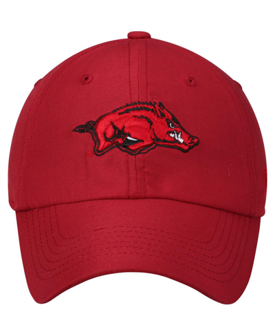 Top Of The World Men's  Cardinal Arkansas Razorbacks Staple Adjustable Hat In Cardinal