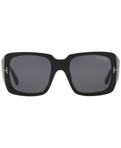 Shop Tom Ford Women's Ryder-02 Sunglasses Tr001641 In Shiny Black