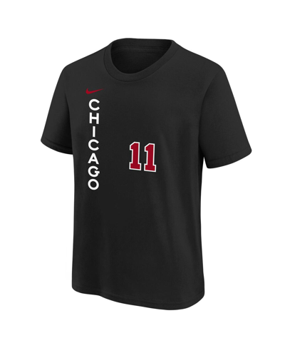 Shop Nike Big Boys  Demar Derozan Black Chicago Bulls 2023/24 City Edition Name And Number T-shirt