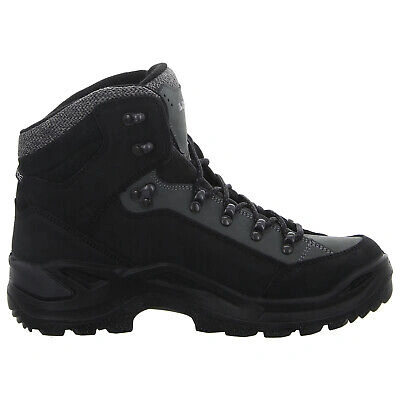 Pre-owned Lowa Gefütterte Outdoor Boots Renegade Warm Gtx Mi 410970 9930 Schwarz/grau (sch