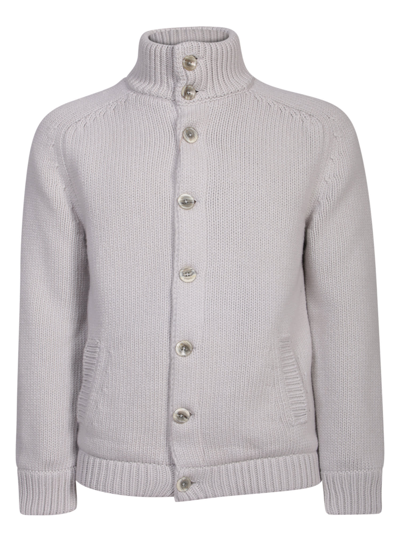 Herno Infinity Wool Bomber Jacket In Grey