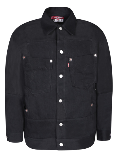 Junya Watanabe Relaxed-fit Wool Jacket In Black