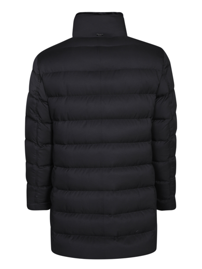 Shop Herno Padded Black Coat