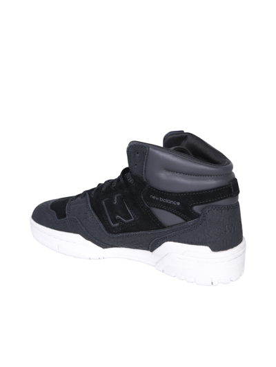 Shop Junya Watanabe Bb650 Black High Sneakers