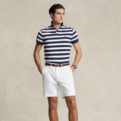 Shop Ralph Lauren 9-inch Tailored Fit Performance Short In White