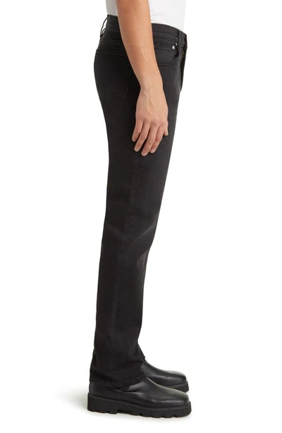 Frame Mens Vortex The Modern Straight-leg Faded-was Denim Jeans In Black