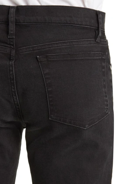 Frame Mens Vortex The Modern Straight-leg Faded-was Denim Jeans In Black