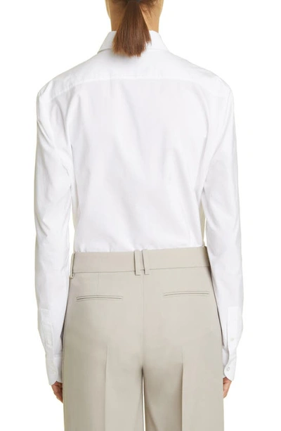 Shop The Row Derica Cotton Button-up Shirt In White