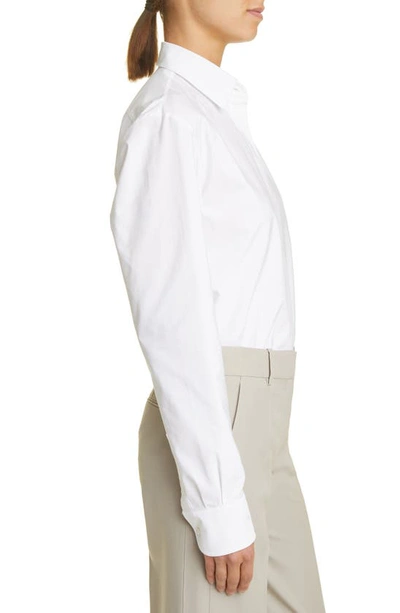 Shop The Row Derica Cotton Button-up Shirt In White