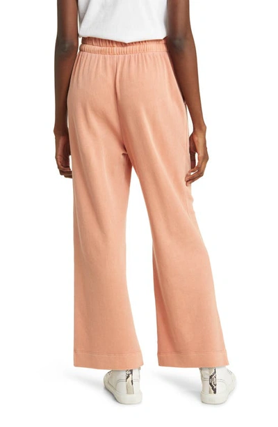 Treasure & Bond Sporty Drawstring Crop Pants In Pink Dawn