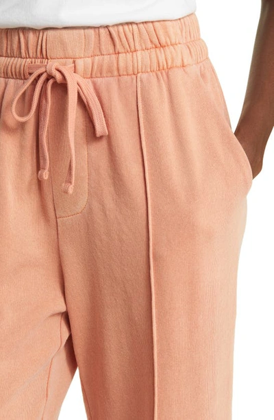 Treasure & Bond Sporty Drawstring Crop Pants In Pink Dawn