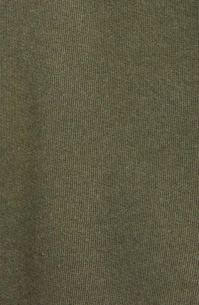 Shop Treasure & Bond V-neck Long Sleeve Raglan Sweatshirt In Olive Kalamata