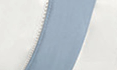 Matouk Ambrose Set Of 2 600 Thread Count Egyptian Cotton Pillowcases In Bone/ Hazy Blue