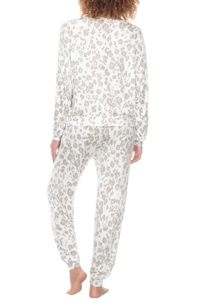 Shop Honeydew Intimates Lounge Life Pajamas In Snow Leopard