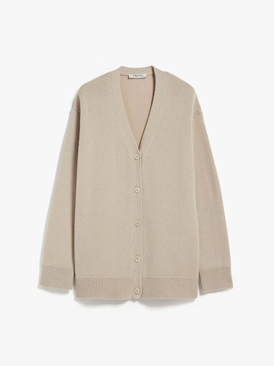Shop 's Max Mara Jane Wool And Cashmere Cardigan In Sand