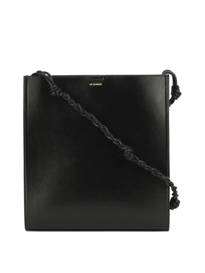Shop Jil Sander "tangle Medium" Crossbody Bag In Black