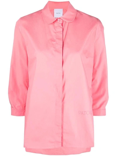 Shop Patou Three-quarter Length Sleeves Shirt In Pink