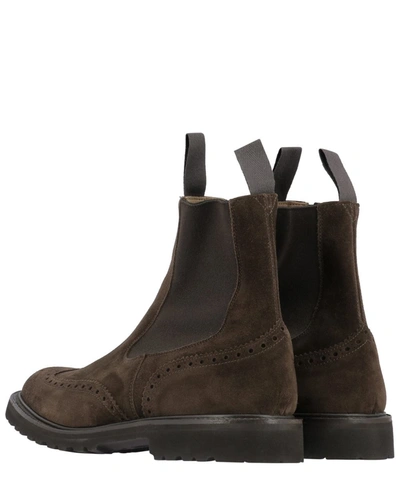 Shop Tricker's "henry" Ankle Boots In Brown