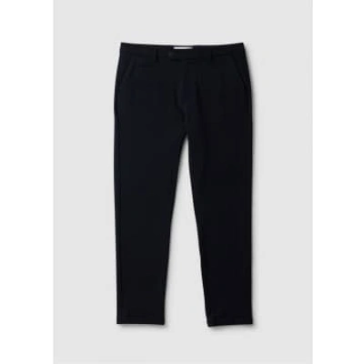 Shop Les Deux Mens Como Suit Pants In Dark Navy In Blue