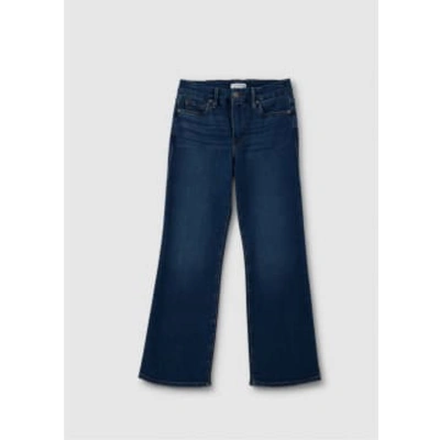 Shop Good American Womens Good Legs Crop Mini Boot Jeans In Blue
