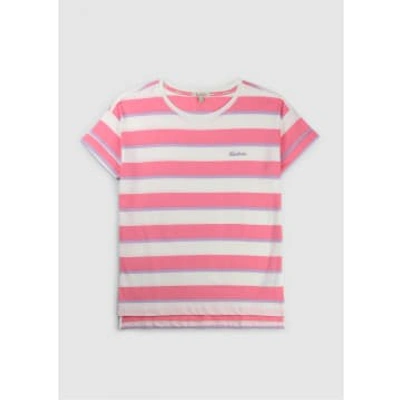 Shop Barbour Womens Acanthus Stripe T Shirt In Multi Stripe