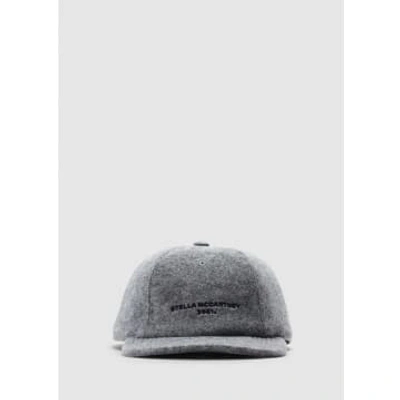 Shop Stella Mccartney Women's Logo Grey Hat