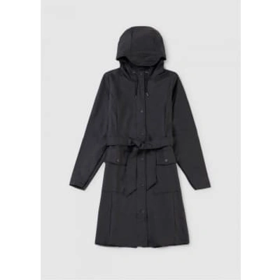 Shop Rains Womens Curve W Jacket In Black