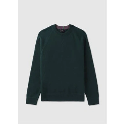 Shop Paul Smith Mens Crew Neck Knit Sweatshirt In Green