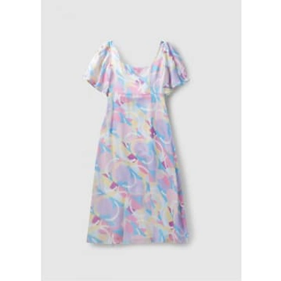 Shop Olivia Rubin Womens Savannah Silk Fit Flare Printed Dress In Shapestack