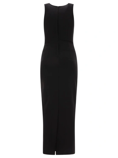 Shop Dolce & Gabbana "dg" Dress In Black