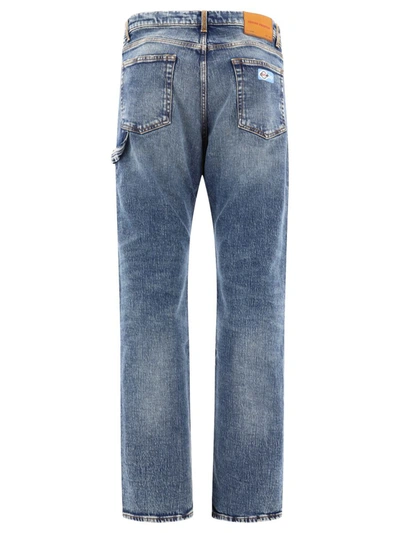 Shop Heron Preston "ex-ray" Jeans In Blue