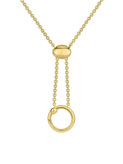 Shop Paul Morelli Women's Meditation Bells 18k Yellow Gold Chain Necklace