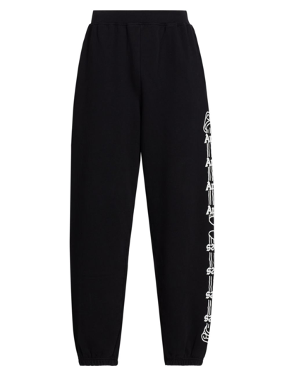 Shop Aries Men's Column Sweatpants In Black