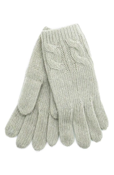 Shop Portolano Cashmere Gloves In Pelican Grey
