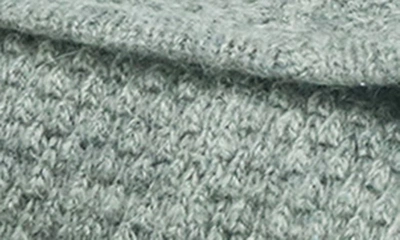 Portolano Popcorn Stitch Infinity Scarf In Light Heather Grey