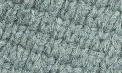 Portolano Chunky Knit Gloves In Light Heather Grey