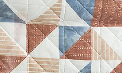 Shop Ymf Lucky Brand Lucky Geo 3-piece Quilt Set In Heritage