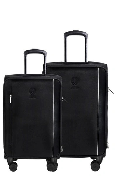 Shop Vince Camuto Kennedy Expandable Spinner Suitcase In Black