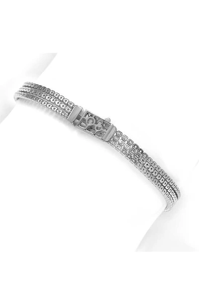Shop Suzy Levian Sterling Silver Cz Bracelet