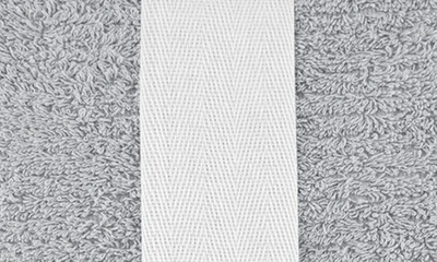 Shop Chic Jacquard Weave Cotton 3-piece Bath Towel Set In Grey