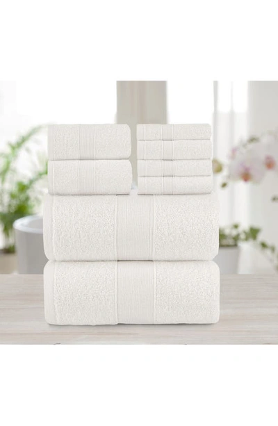 Shop Chic Turkish Cotton 6-piece Bath Towel Set In Beige